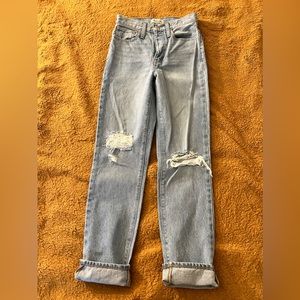 Madewell high rise mom jeans, size 23 (00).
